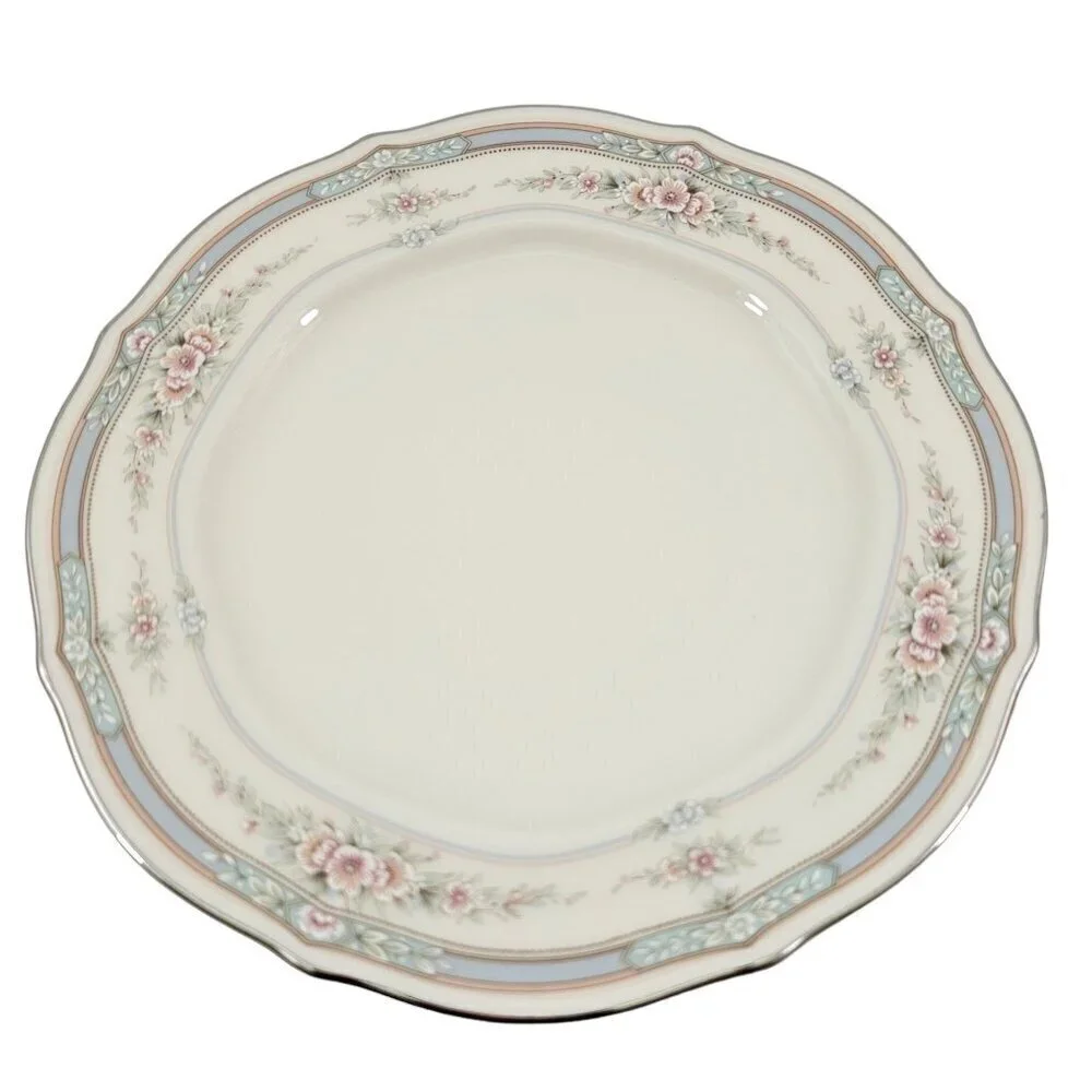 Noritake Rothschild Ivory China Platinum Band Bread & Butter Plates – Set of 4